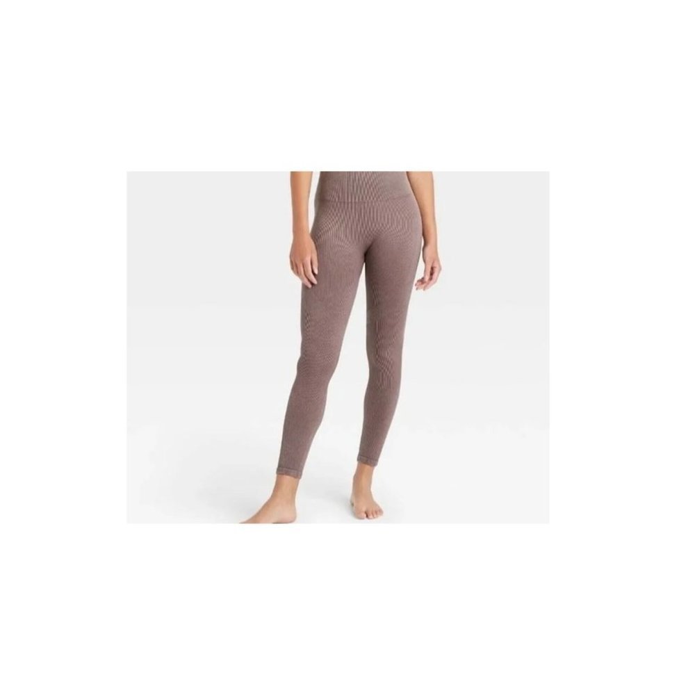 JoyLab High Rise Seamless Ribbed Leggings 7/8 XL